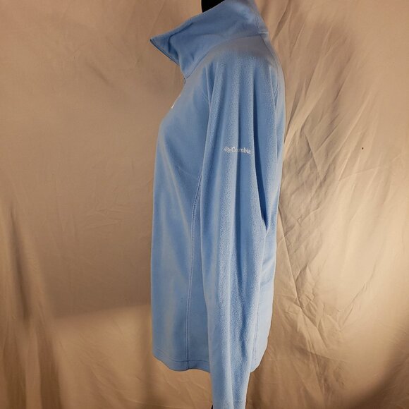 Columbia UNC Logo'd Light Blue Fleece Pullover - L - Picture 3 of 6